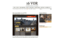 Desktop Screenshot of 16vor.de